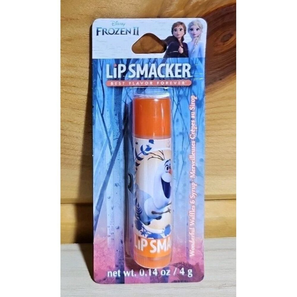 Lip Smacker OLAF Wonderful Winter Syrup Flavored Collectible Lip Balm Orange